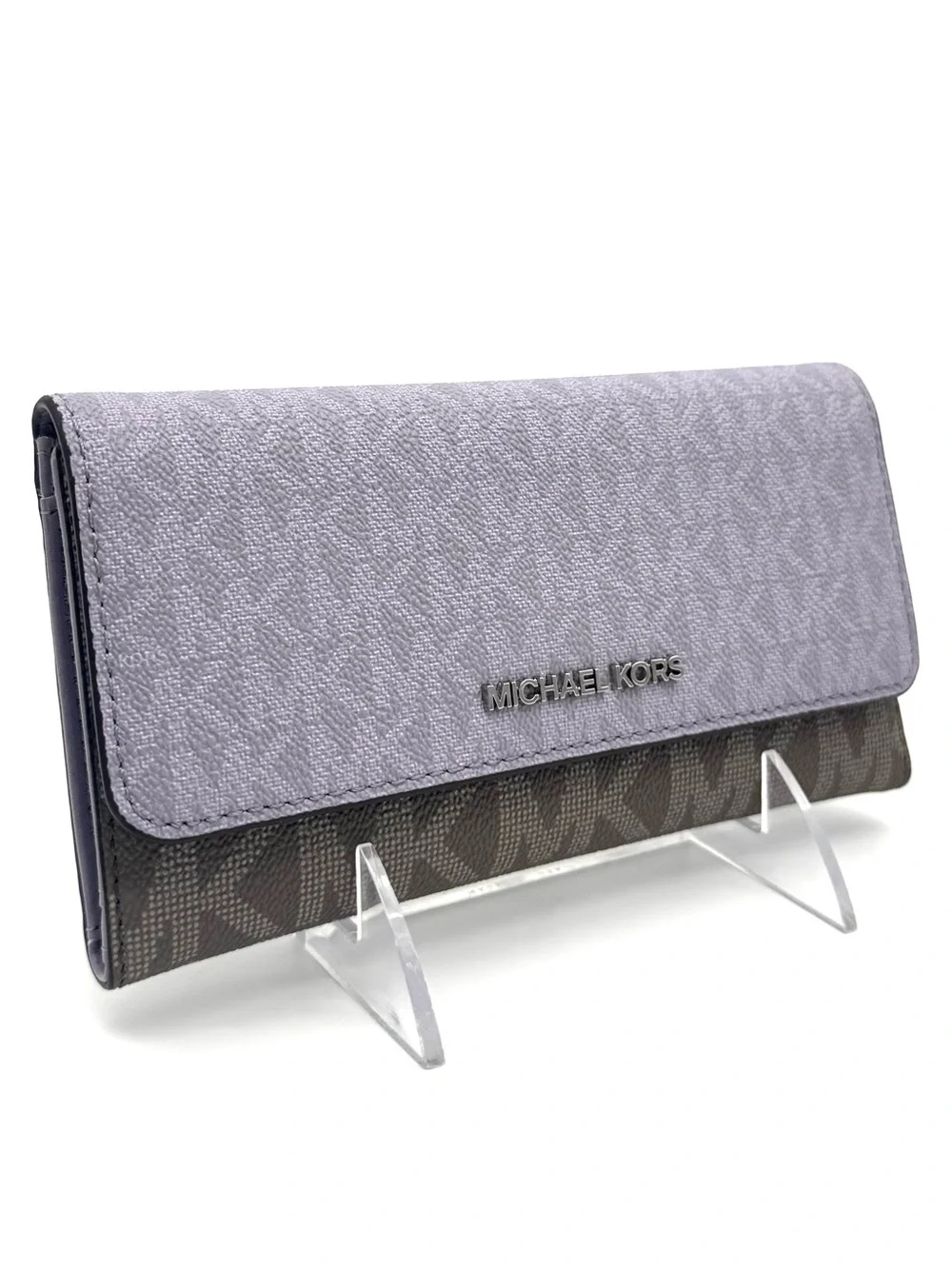 Michael Kors Large Jet Set Travel Trifold Wallet - Lilac